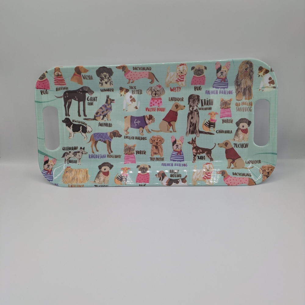 Dog Print Serving Tray